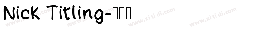 Nick Titling字体转换